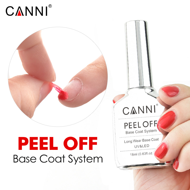 Peel Off Base Coat - CANNI 18ml Kit de Base Peel