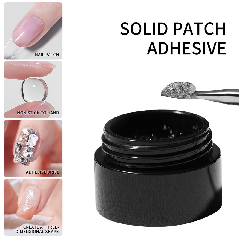 Nail Art Halal - 3 pçs/set sólido dicas de unhas
