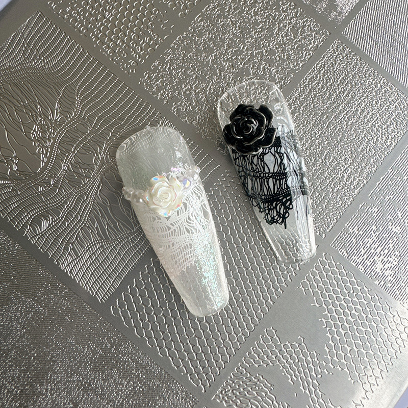 Nail Art Denim - XMQ Placas de Estampagem para Nail