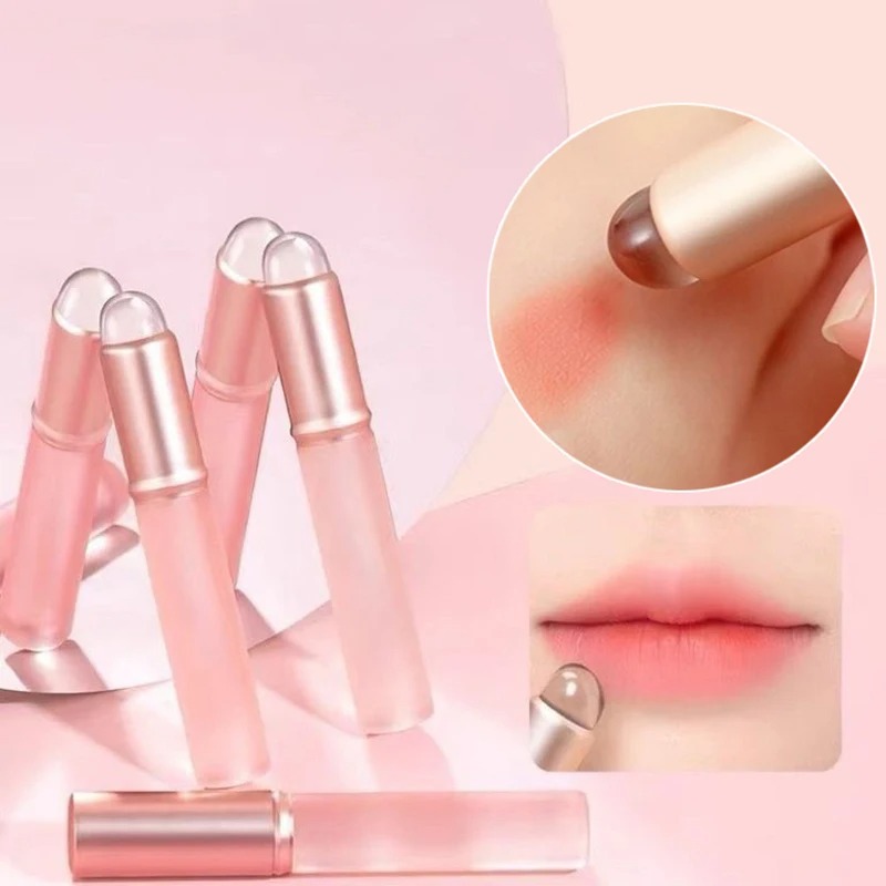 Nail Art Pink Soft - Pincel de Silicone Rosa para Nail