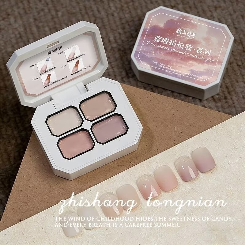 Nail Art Halal - Gel de Pintura Gradiente em 4
