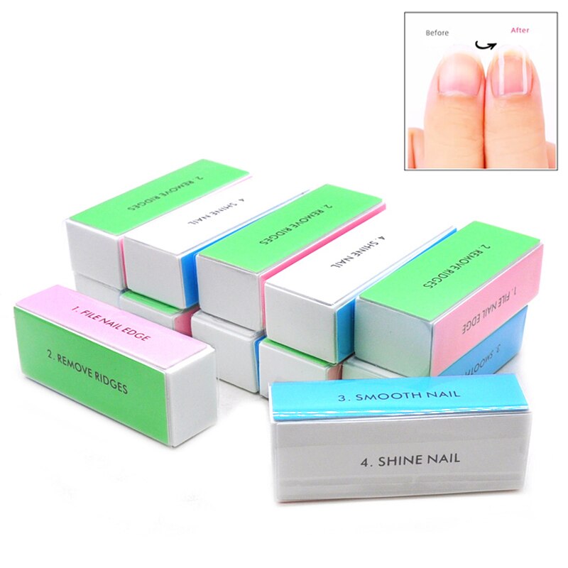 Nail Art Glossy - 5 pçs colorido bloco de polimento