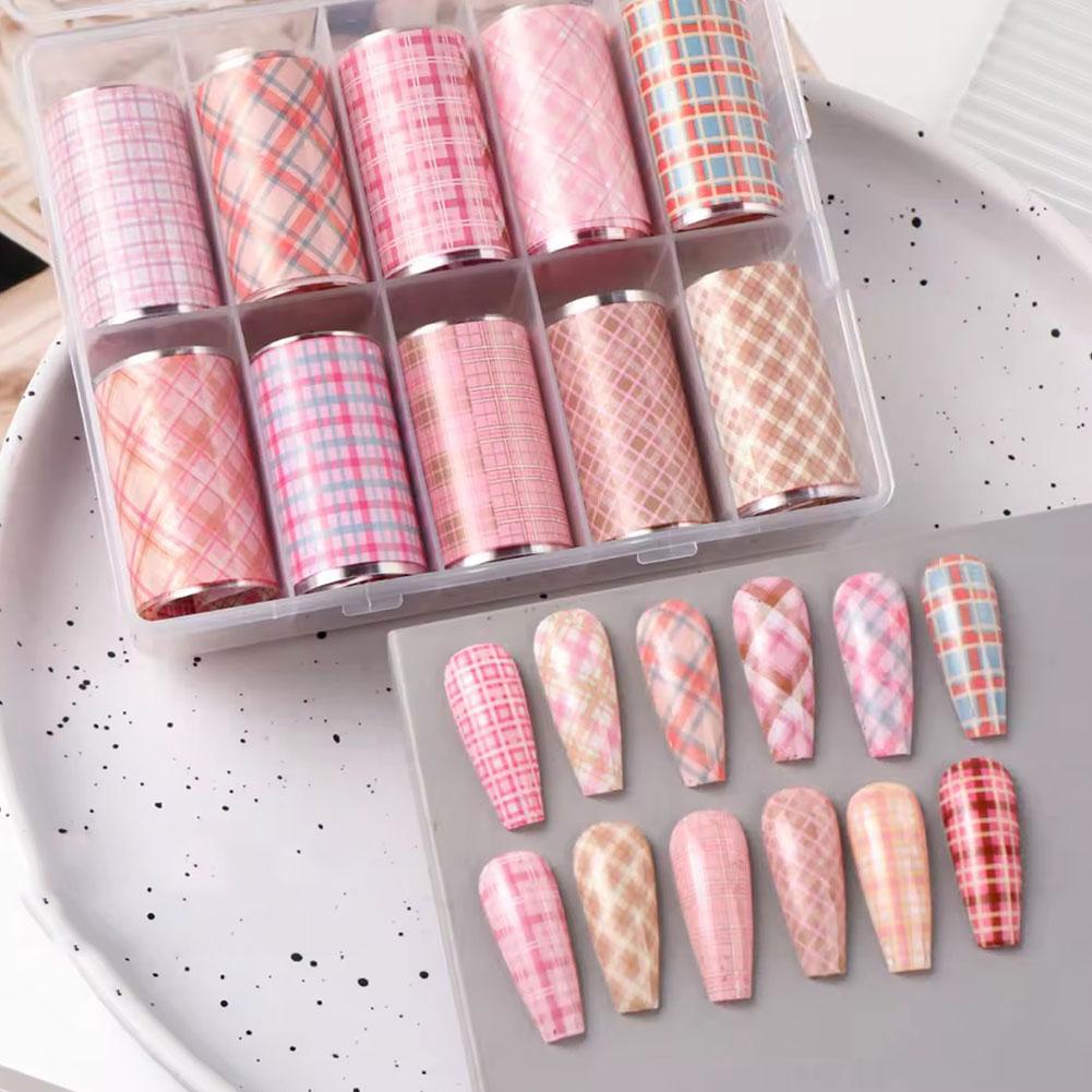 Nail Art Denim - 10 Rolos de Novos Designs de