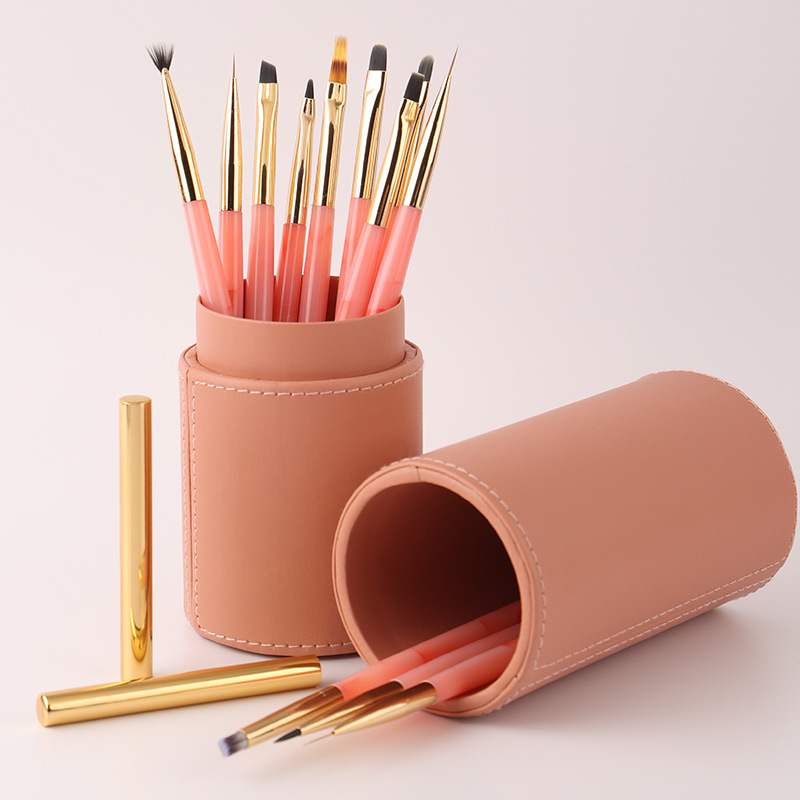 Conjunto de 12 Pincéis de Unha - Nail Art Pink Soft avaliação e preço