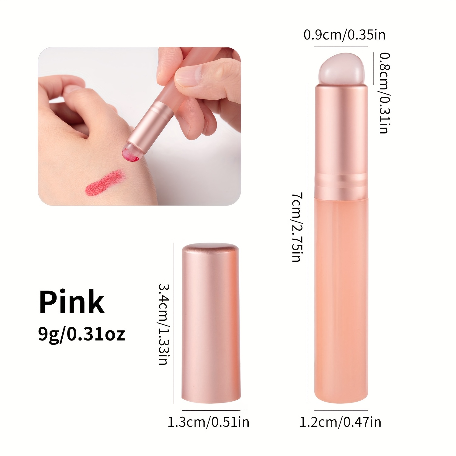 Escova de unhas de silicone Je - Nail Art Pink Soft avaliação e preço