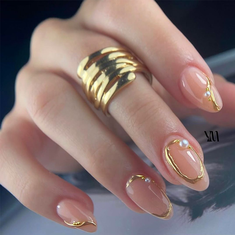 Mtssii 2/3 pçs forro metálico  - Nail Art Rose Gold avaliação e preço