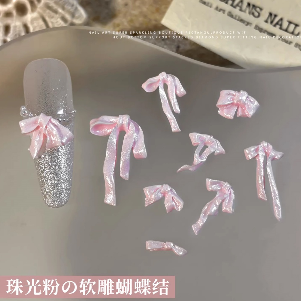 50 peças de Laços 3D Rosa Maci - Nail Art Pink Soft avaliação e preço
