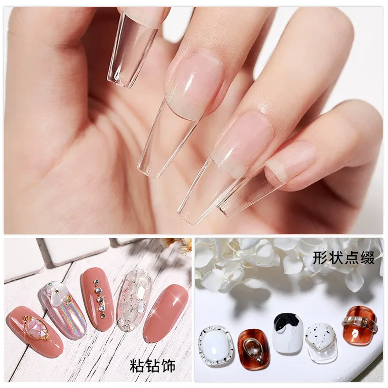 3 pçs/set sólido dicas de unha - Nail Art Halal avaliação e preço