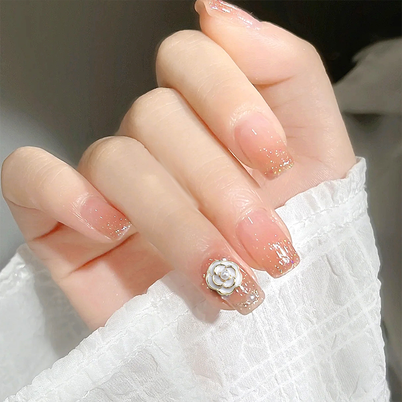 Liga strass Manicure encantos, - Nail Art Rose Gold avaliação e preço