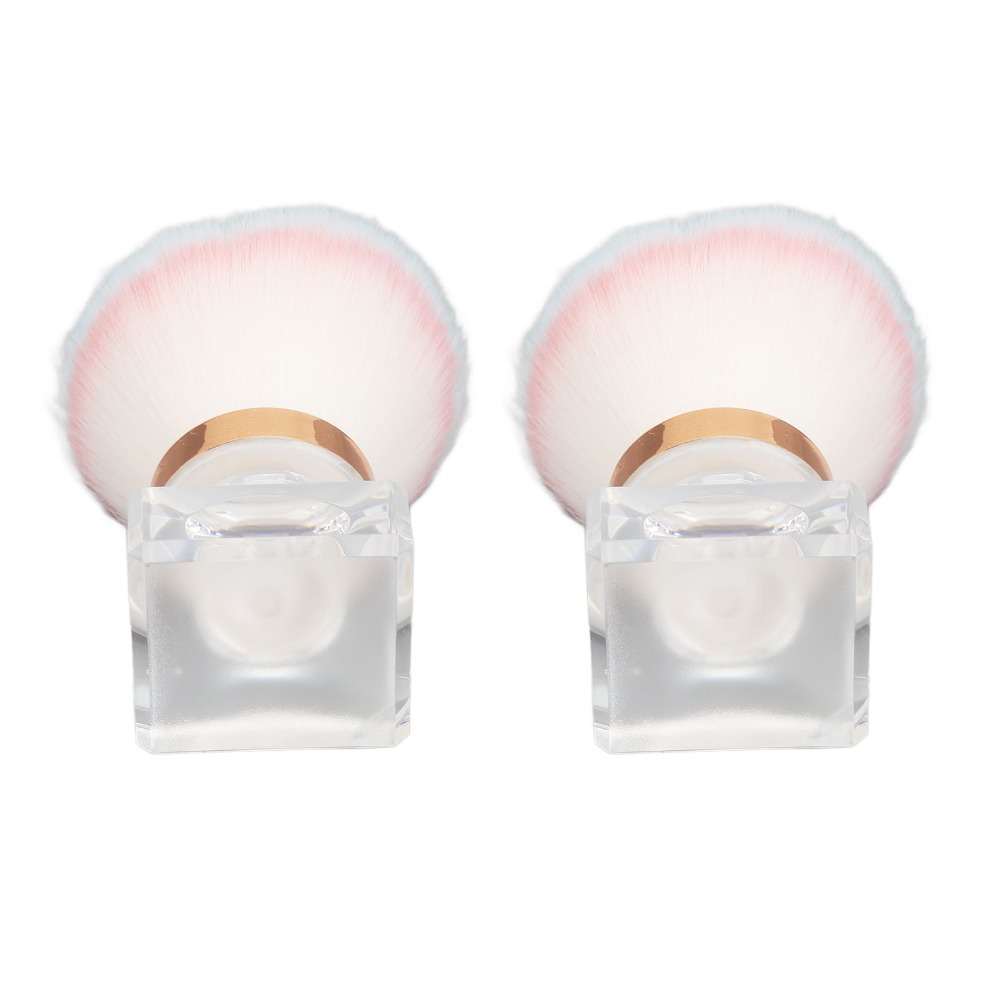 2 Escovas Rosa de Cerdas Macia - Nail Art Pink Soft avaliação e preço