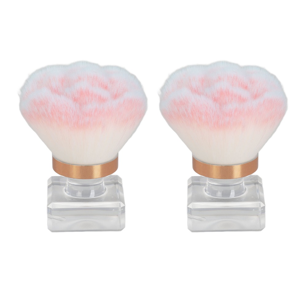 2 Escovas Rosa de Cerdas Macia - Nail Art Pink Soft avaliação e preço