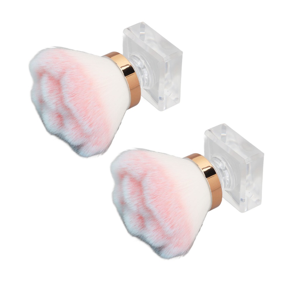 2 Escovas Rosa de Cerdas Macia - Nail Art Pink Soft avaliação e preço