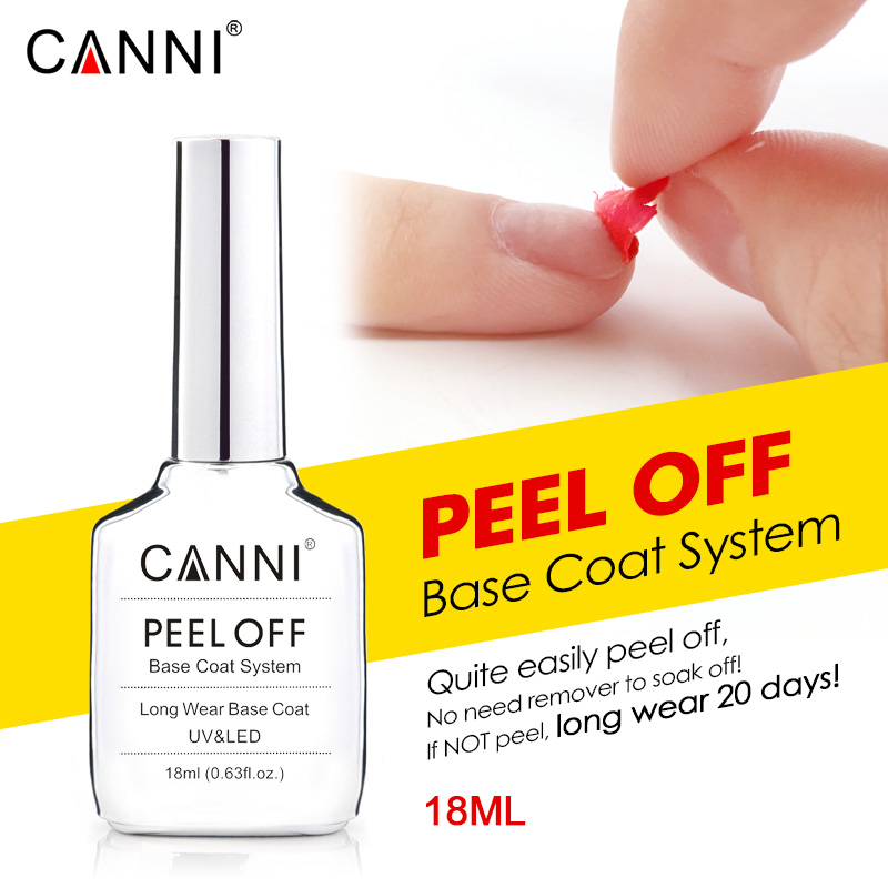 Canni Soak Off UV LED Gel esma - Peel Off Base Coat avaliação e preço