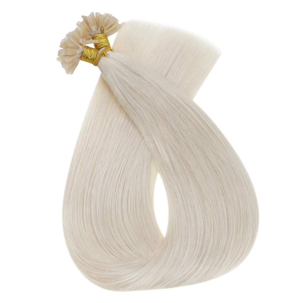 Extensões de cabelo de fusão q - Nail Art Glossy avaliação e preço