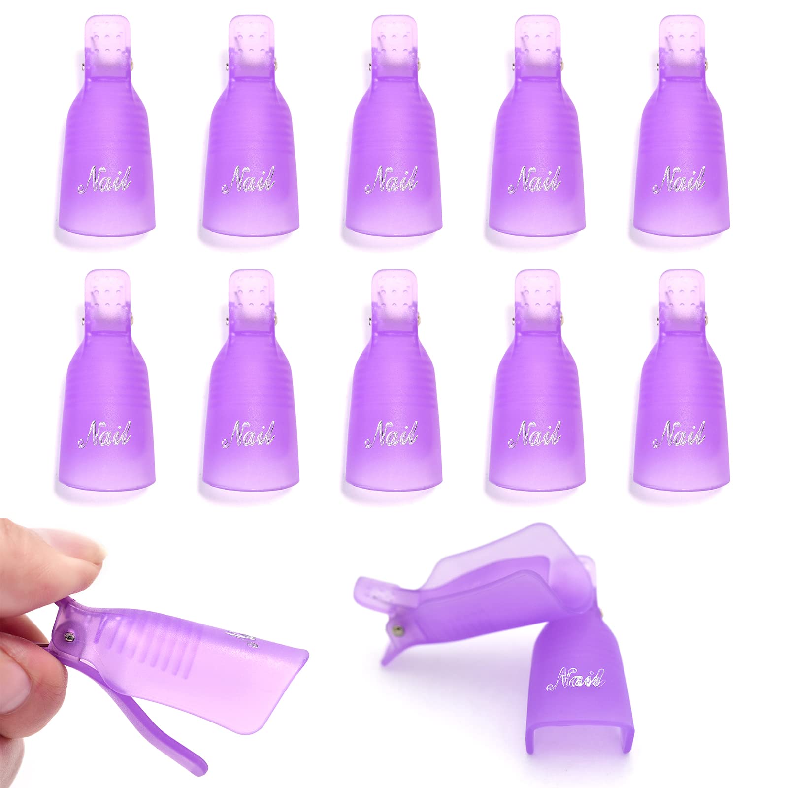 10 Peças de Clipe de Plástico  - Nail Art Halal avaliação e preço