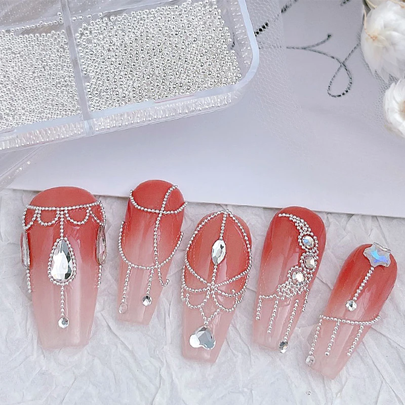 Miçangas de Caviar para Unhas  - Nail Art Rose Gold avaliação e preço