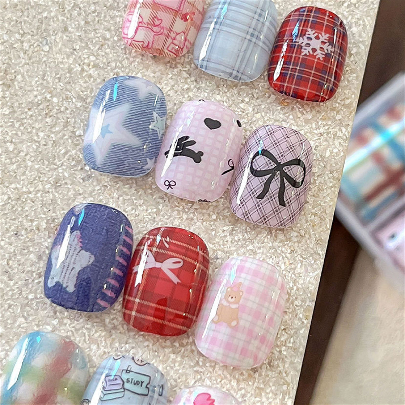 10 Rolos de Adesivos Coreanos  - Nail Art Denim avaliação e preço