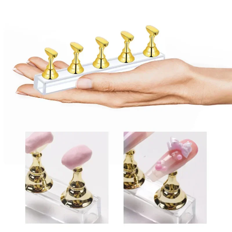 5 unidades/pacote xadrez magné - Nail Art Rose Gold avaliação e preço
