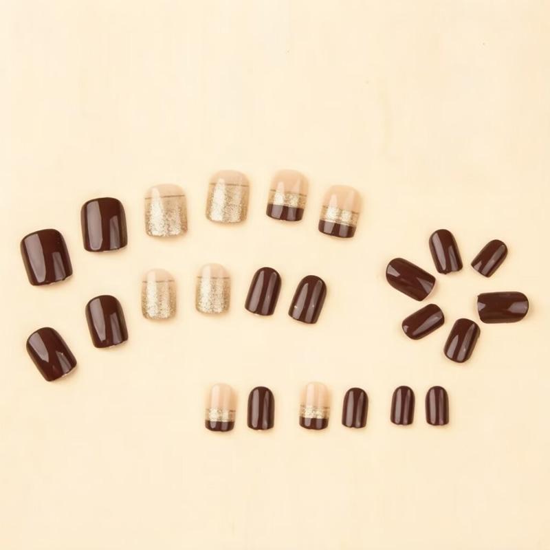 Unhas postiças curtas quadrada - Nail Art Glossy avaliação e preço
