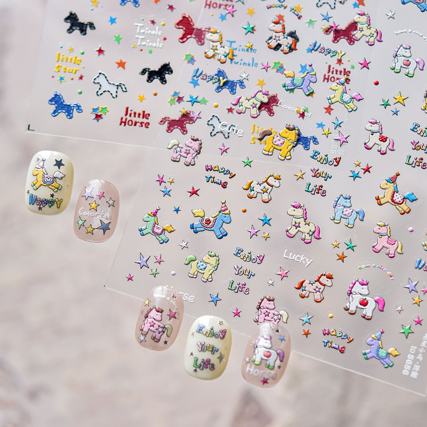 Adesivos de Unha Retrô com Est - Nail Art Denim avaliação e preço