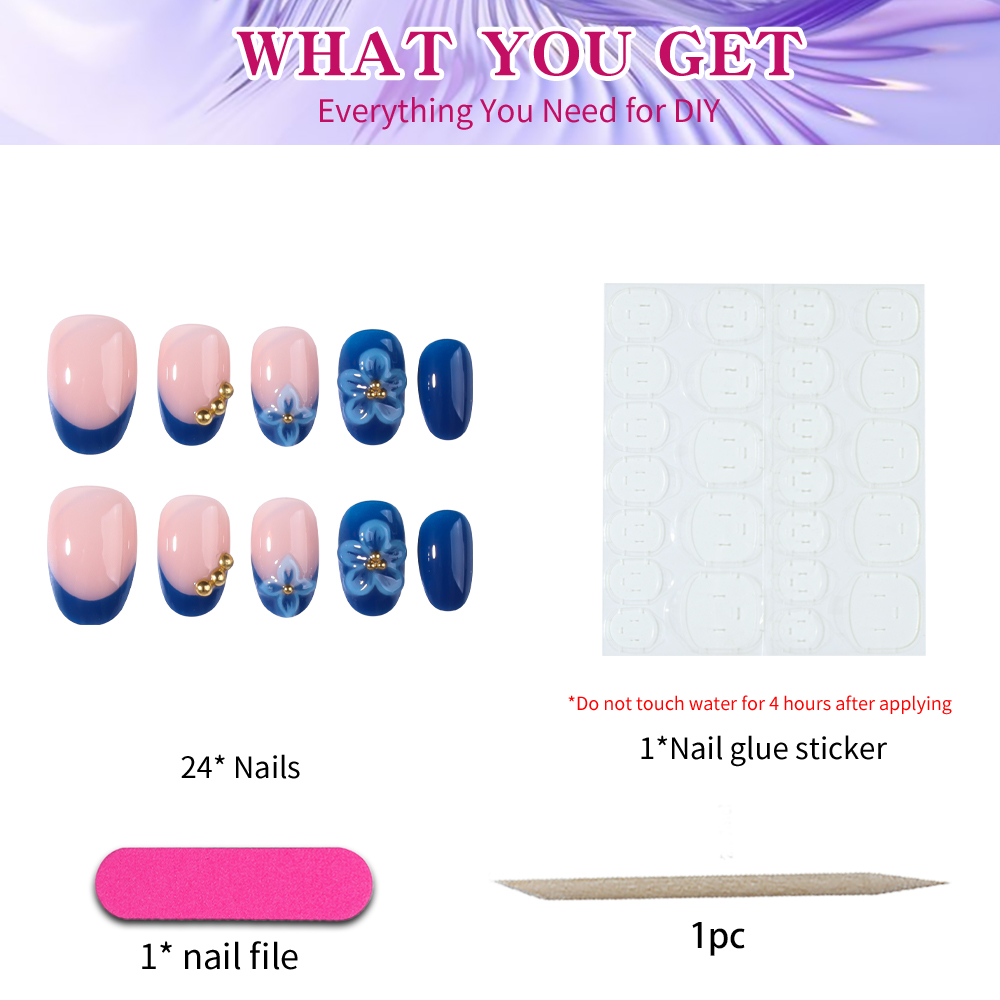 24 Adesivos de Unha em Gel 3D  - Nail Art Halal avaliação e preço