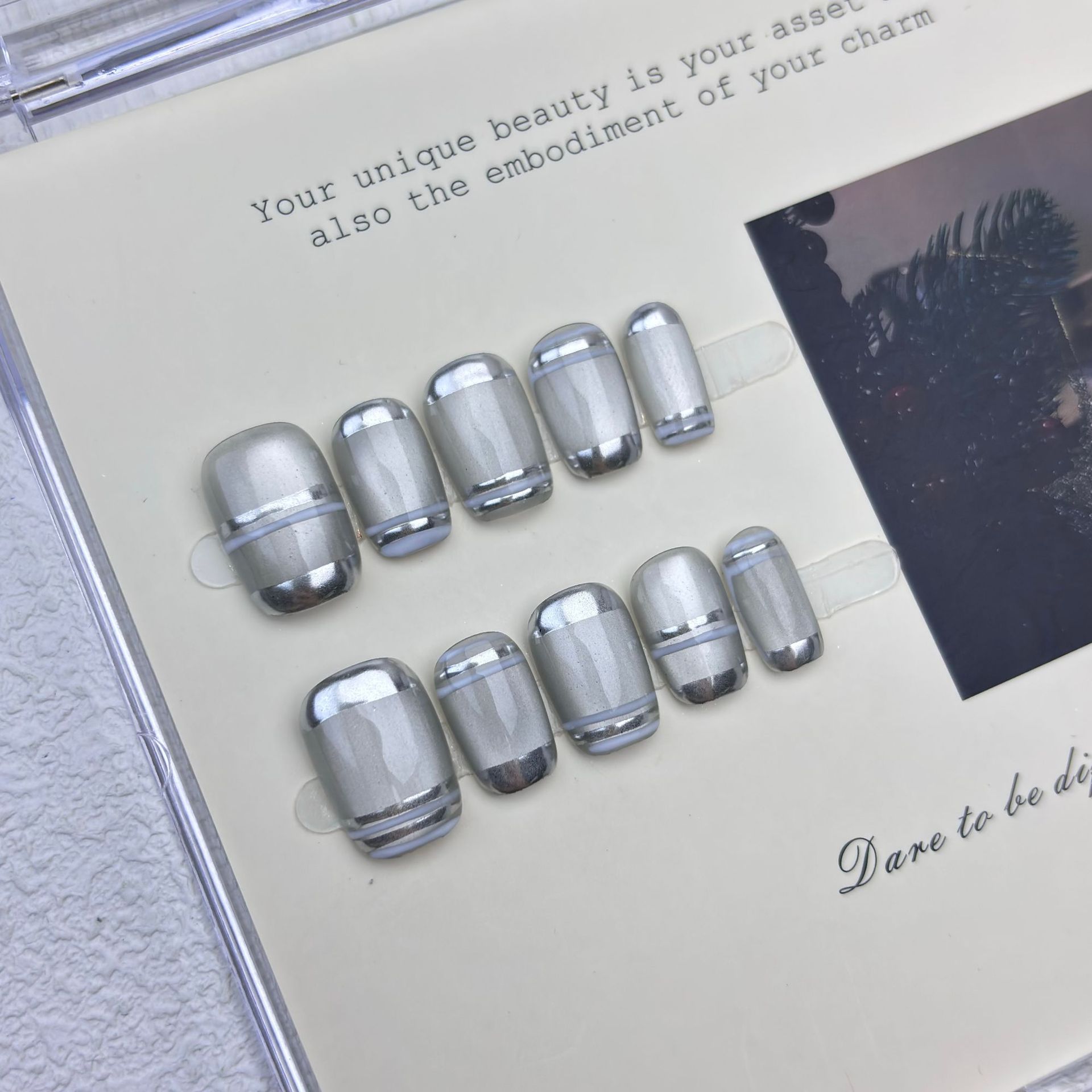 10 Unidades de Unhas Postiças  - Nail Art Glossy avaliação e preço