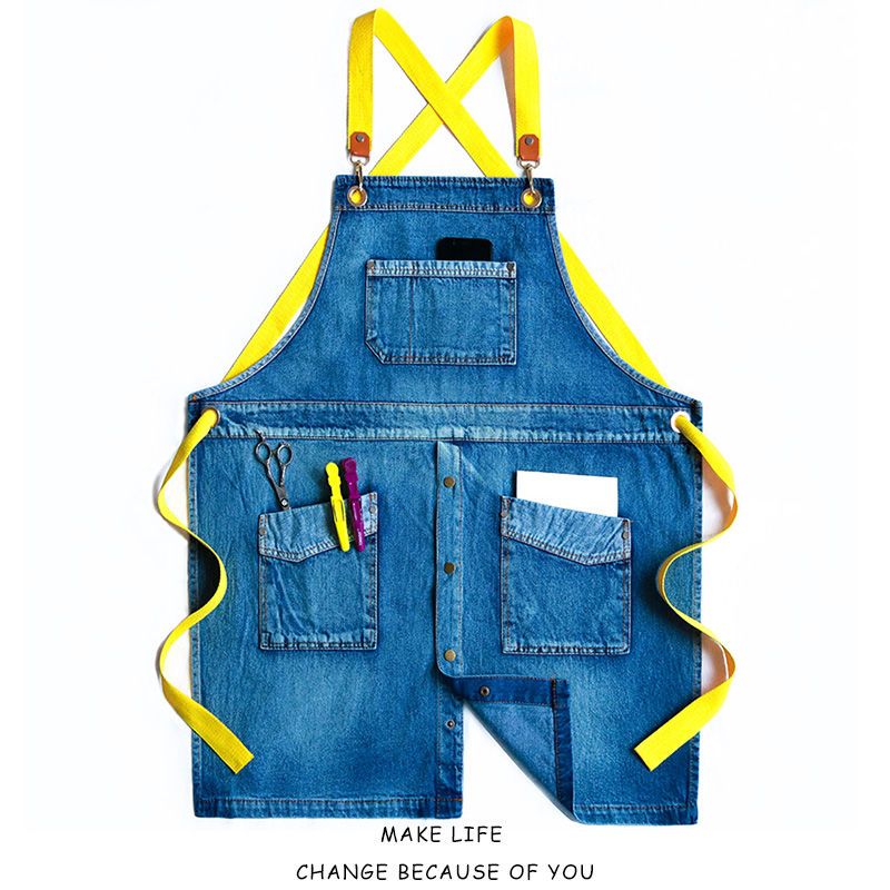 Avental de cowboy para casa, c - Nail Art Denim avaliação e preço