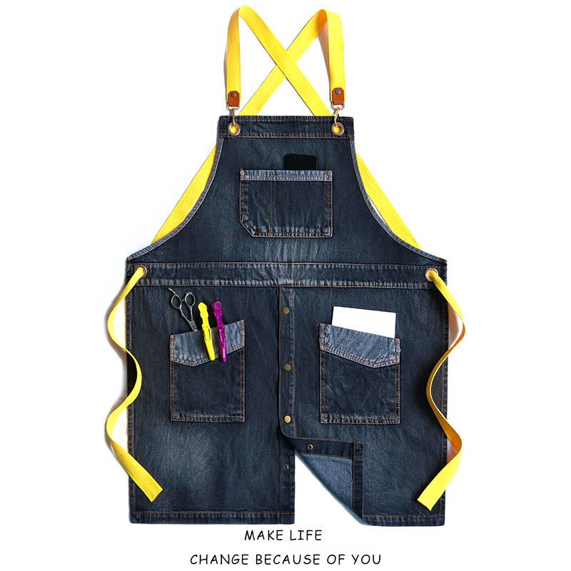 Avental de cowboy para casa, c - Nail Art Denim avaliação e preço