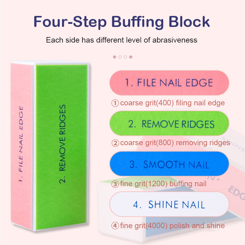 5/10 pçs bloco de buffer de un - Nail Art Glossy avaliação e preço