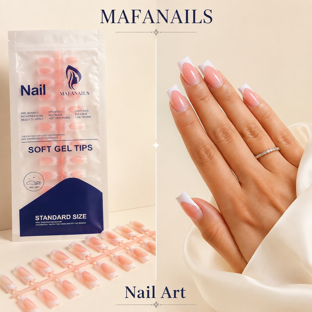 120 Unidades de Pontas de Unha - Nail Art Pink Soft avaliação e preço