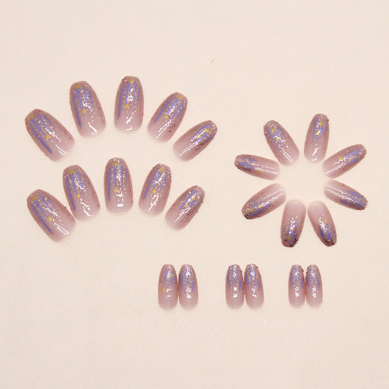 Unhas postiças curtas para mul - Nail Art Glossy avaliação e preço