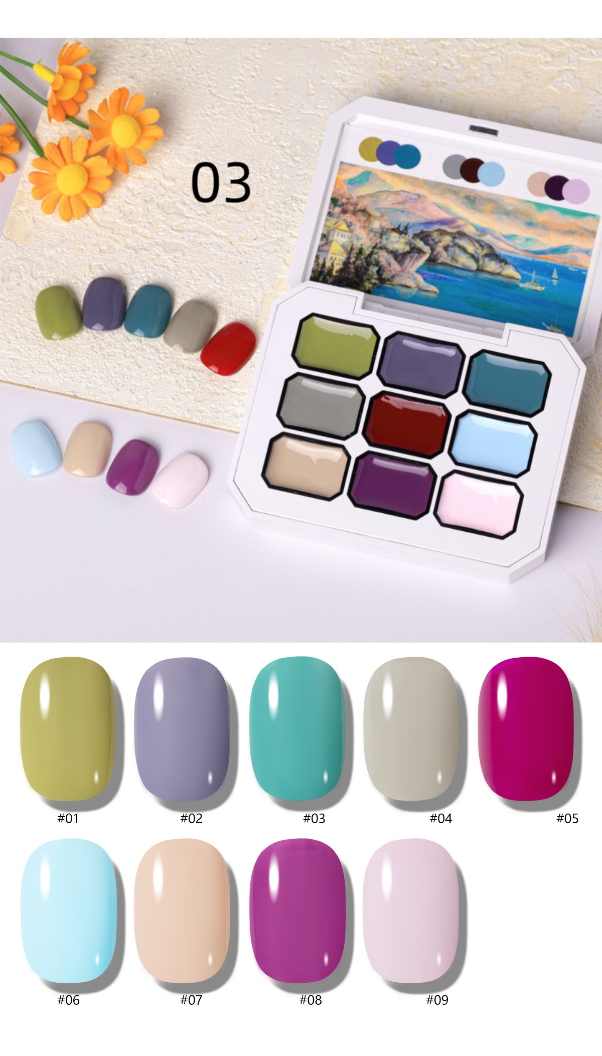 1 unidade de Gel de Pintura Co - Nail Art Halal avaliação e preço