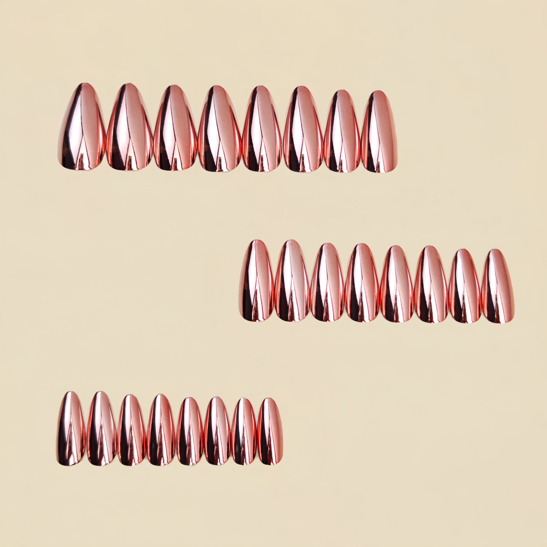 Unhas postiças médias para mul - Nail Art Glossy avaliação e preço